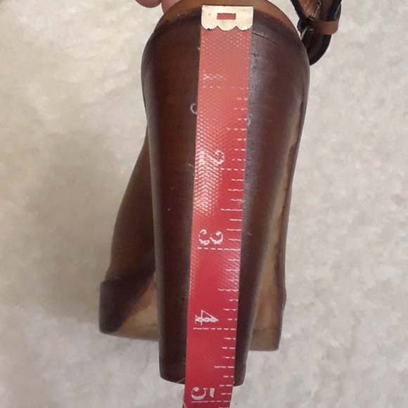 Cole Haan Leather Peep Toe Heels - Picture 14 of 16